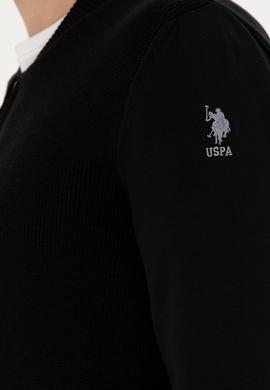 Erkek Siyah Basic Triko Hırka - 50277107060