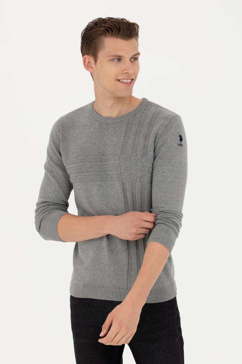 Erkek Gri Melanj Kazak