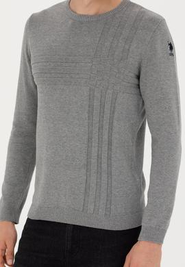 Erkek Gri Melanj Kazak - 50277115002