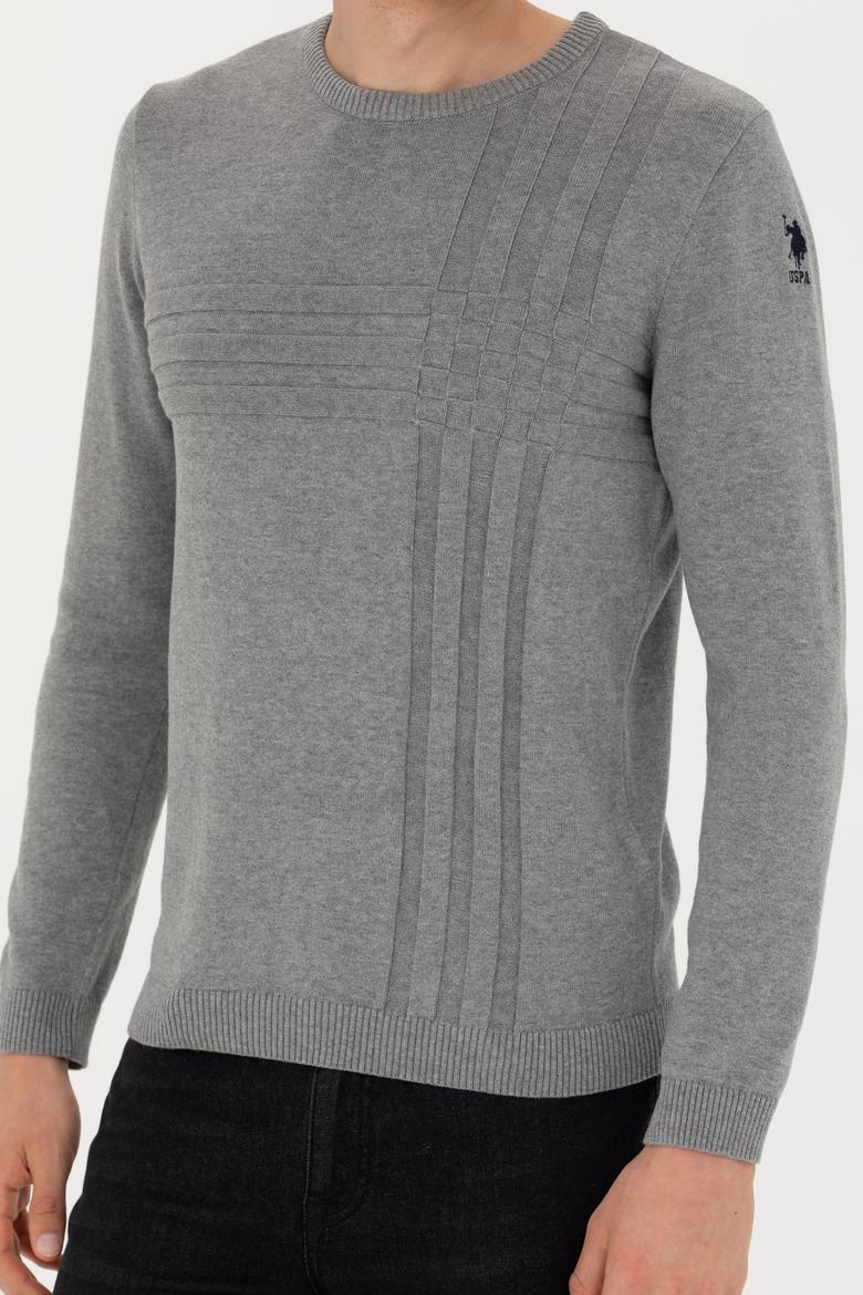 Erkek Gri Melanj Kazak - 50277115002