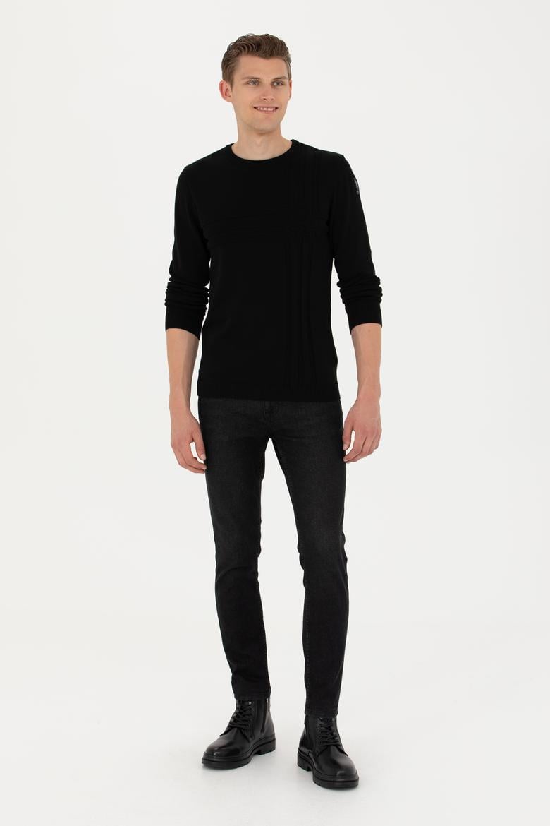 Erkek Siyah Kazak - 50277115026