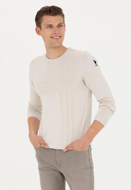 Erkek Taş Bisiklet Yaka Kazak - 50277115029