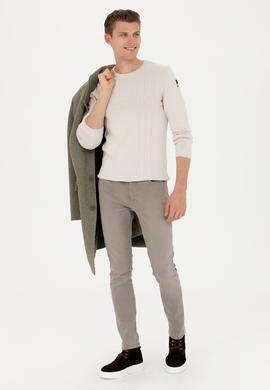 Erkek Taş Bisiklet Yaka Kazak - 50277115029