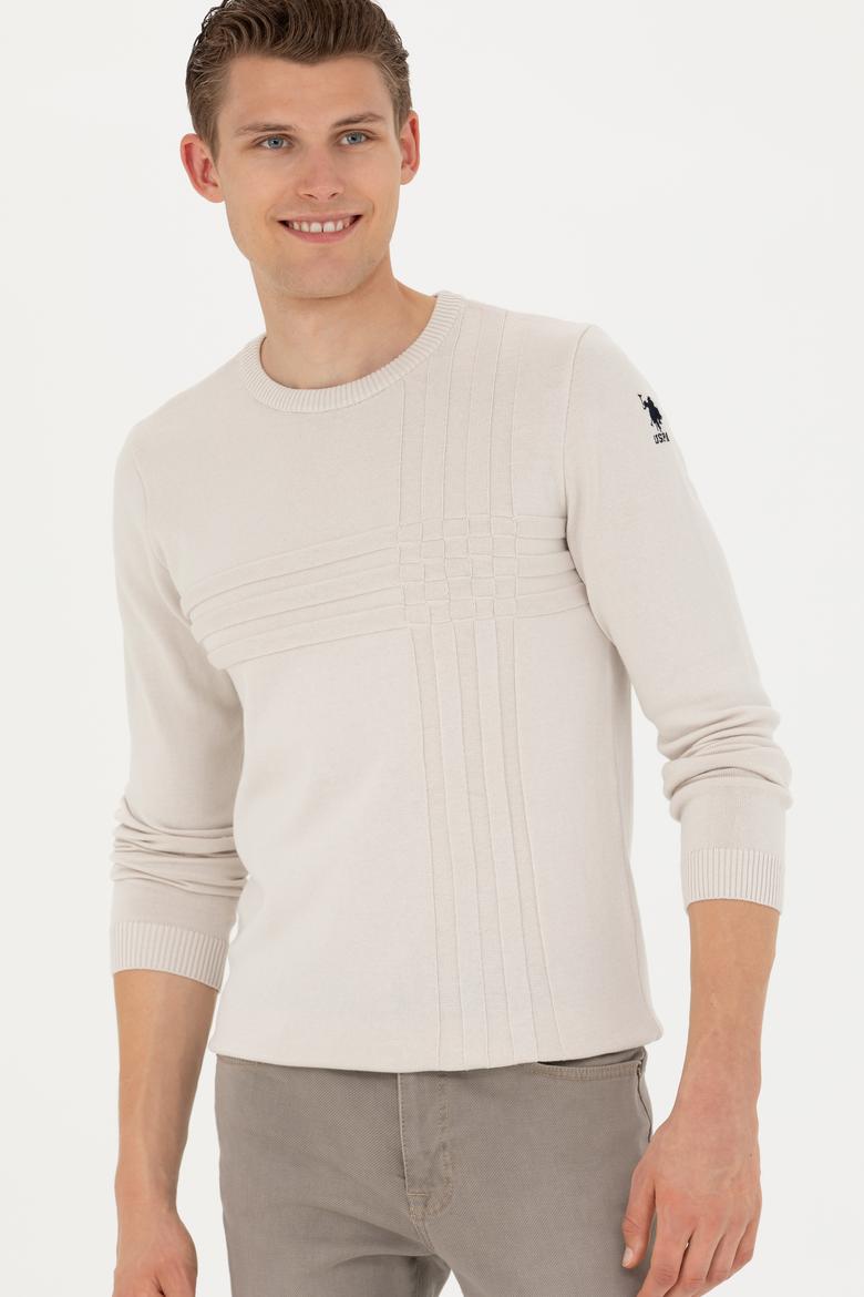 Erkek Taş Bisiklet Yaka Kazak - 50277115029