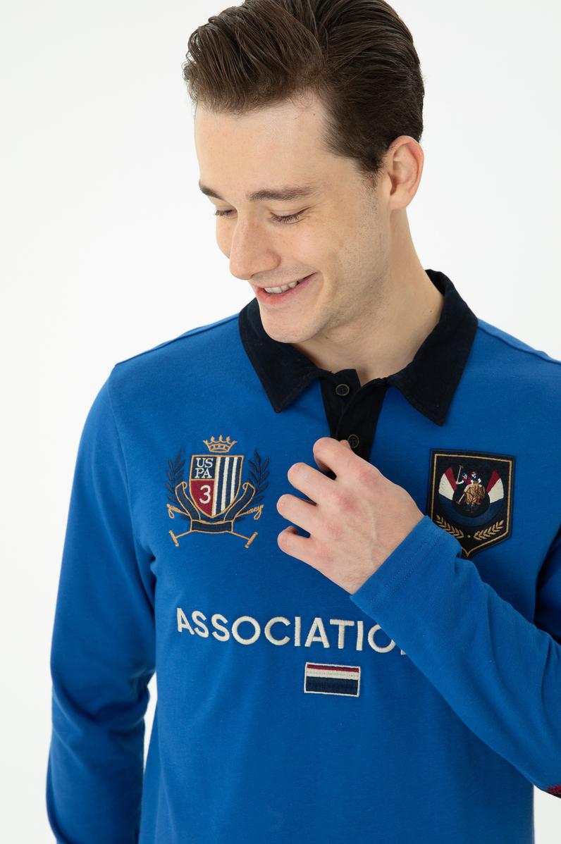 Erkek Saks Sweatshirt