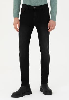 Erkek Koyu Gri Jean Pantolon - 50277465026