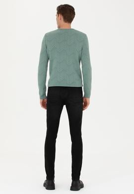 Erkek Koyu Gri Jean Pantolon - 50277465026