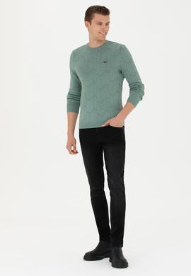 Erkek Koyu Gri Jean Pantolon - 50277465026