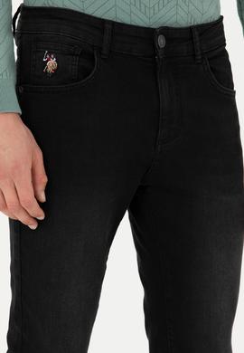 Erkek Koyu Gri Jean Pantolon - 50277465026