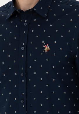 Erkek Lacivert Uzun Kollu Gömlek - 50272706005