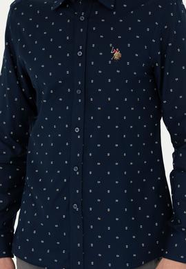 Erkek Lacivert Uzun Kollu Gömlek - 50272706005