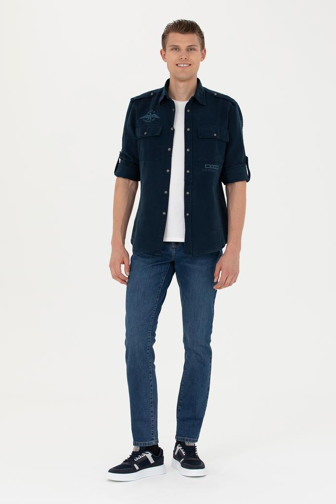 Erkek Kırmızı Jean Pantolon