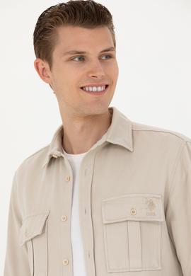 Erkek Taş Uzun Kollu Gömlek - 50272173025