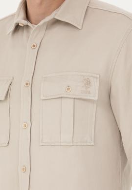 Erkek Taş Uzun Kollu Gömlek - 50272173025