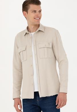 Erkek Taş Uzun Kollu Gömlek - 50272173025