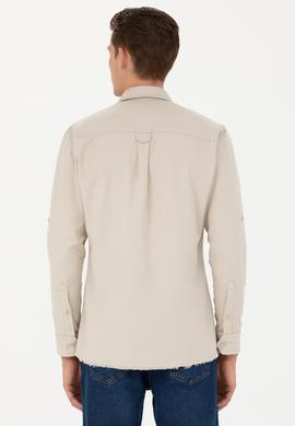 Erkek Taş Uzun Kollu Gömlek - 50272173025