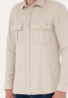 Erkek Taş Uzun Kollu Gömlek - 50272173025