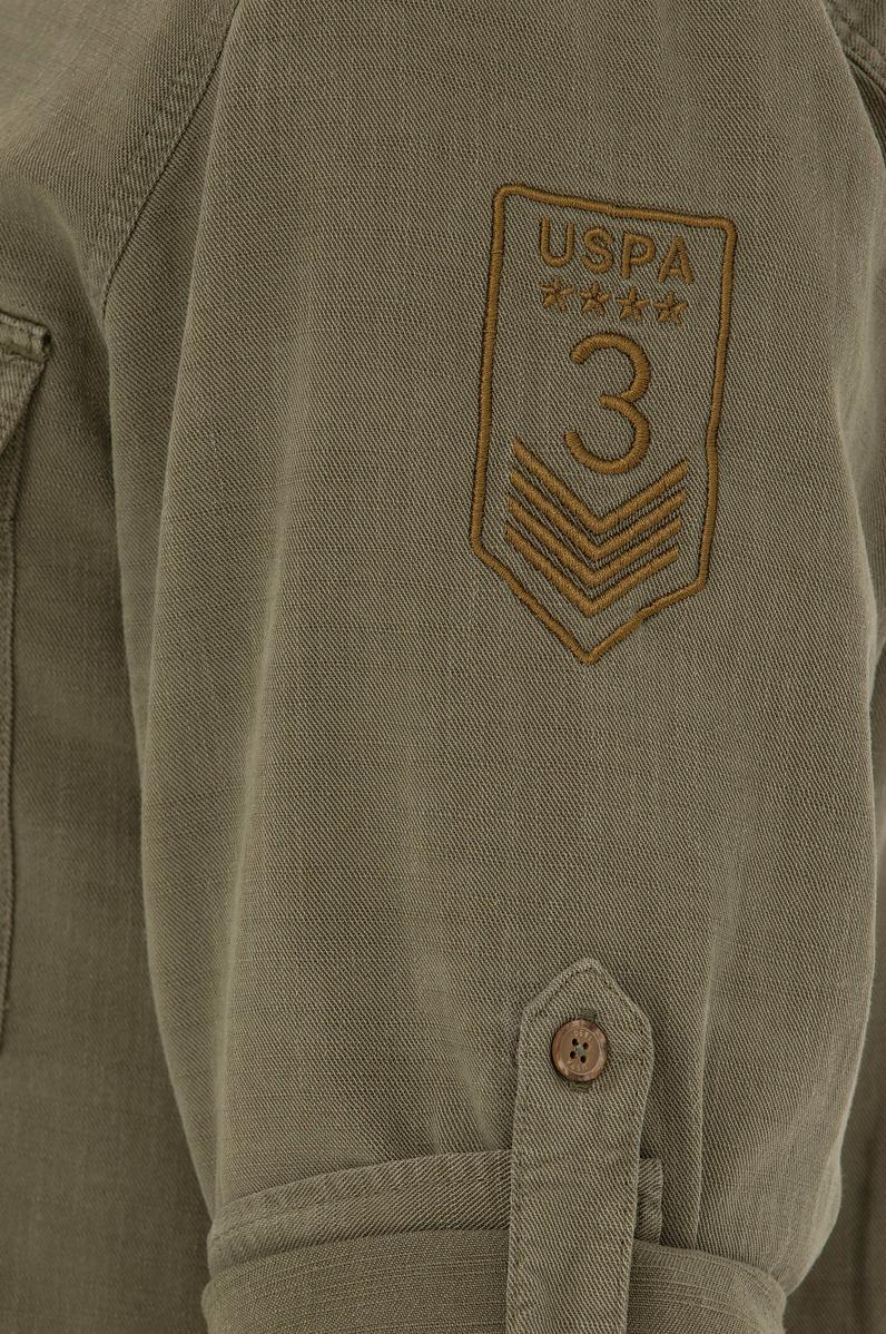 Erkek Haki Uzun Kollu Gömlek