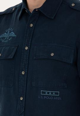 Erkek Lacivert Uzun Kollu Gömlek - 50272463030