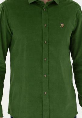 Erkek Yeşil Uzun Kollu Gömlek - 50272682023