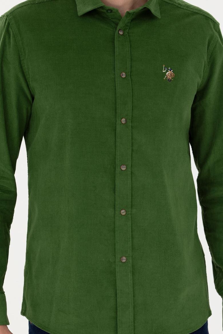 Erkek Yeşil Uzun Kollu Gömlek - 50272682023