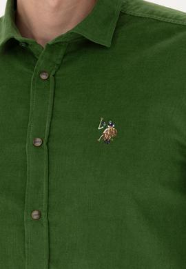 Erkek Yeşil Uzun Kollu Gömlek - 50272682023