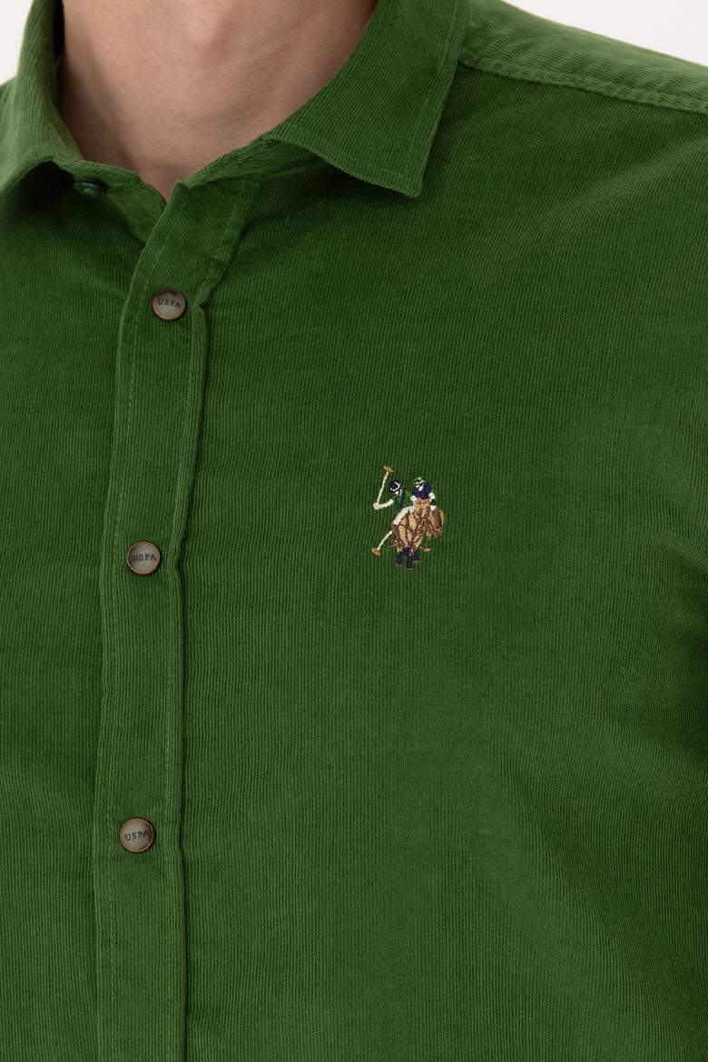 Erkek Yeşil Uzun Kollu Gömlek - 50272682023