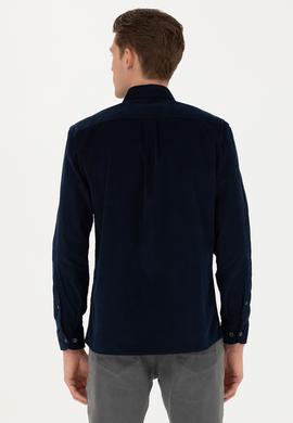 Erkek Lacivert Uzun Kollu Gömlek - 50272683001