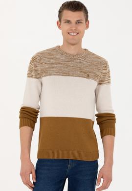 Erkek Açık Haki Kazak - 50271007008