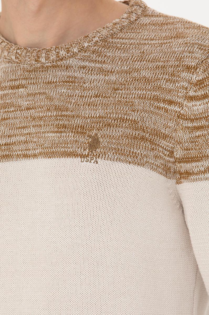 Erkek Açık Haki Kazak