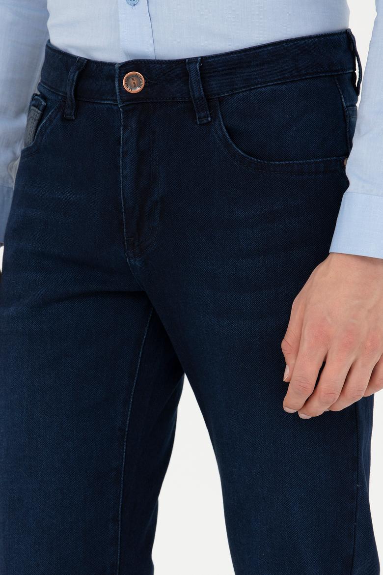 Erkek Lacivert Jean Pantolon - 50272601083