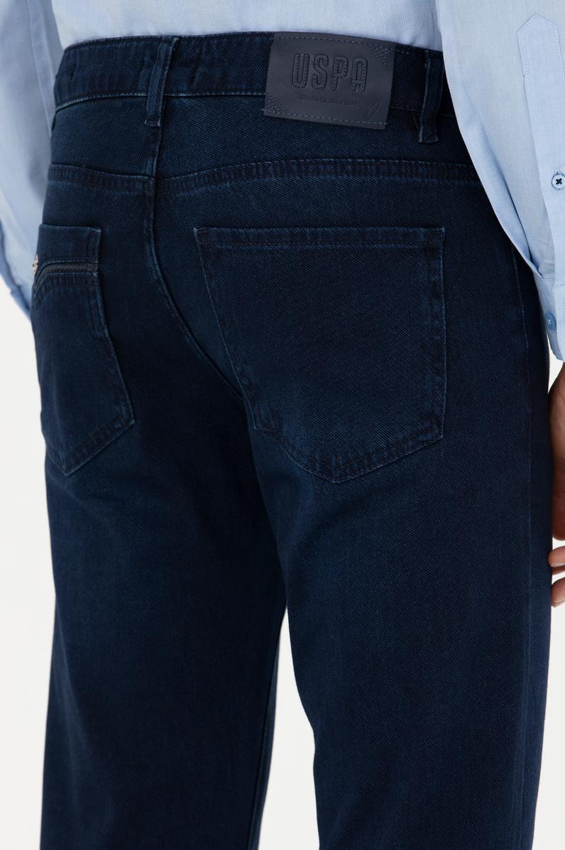 Erkek Lacivert Jean Pantolon