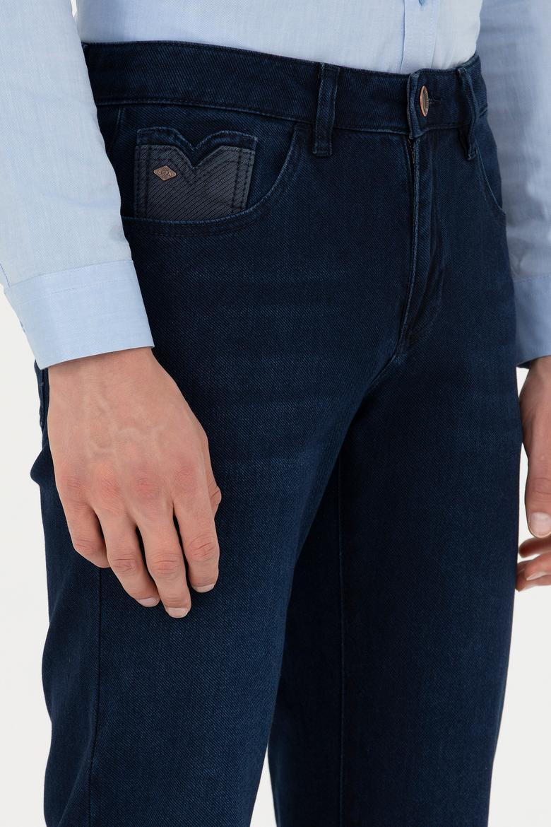 Erkek Lacivert Jean Pantolon - 50272601083