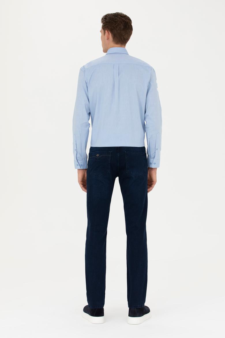 Erkek Lacivert Jean Pantolon - 50272601083