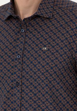 Erkek Lacivert Uzun Kollu Gömlek - 50272715007