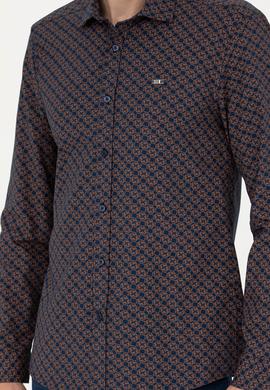 Erkek Lacivert Uzun Kollu Gömlek - 50272715007