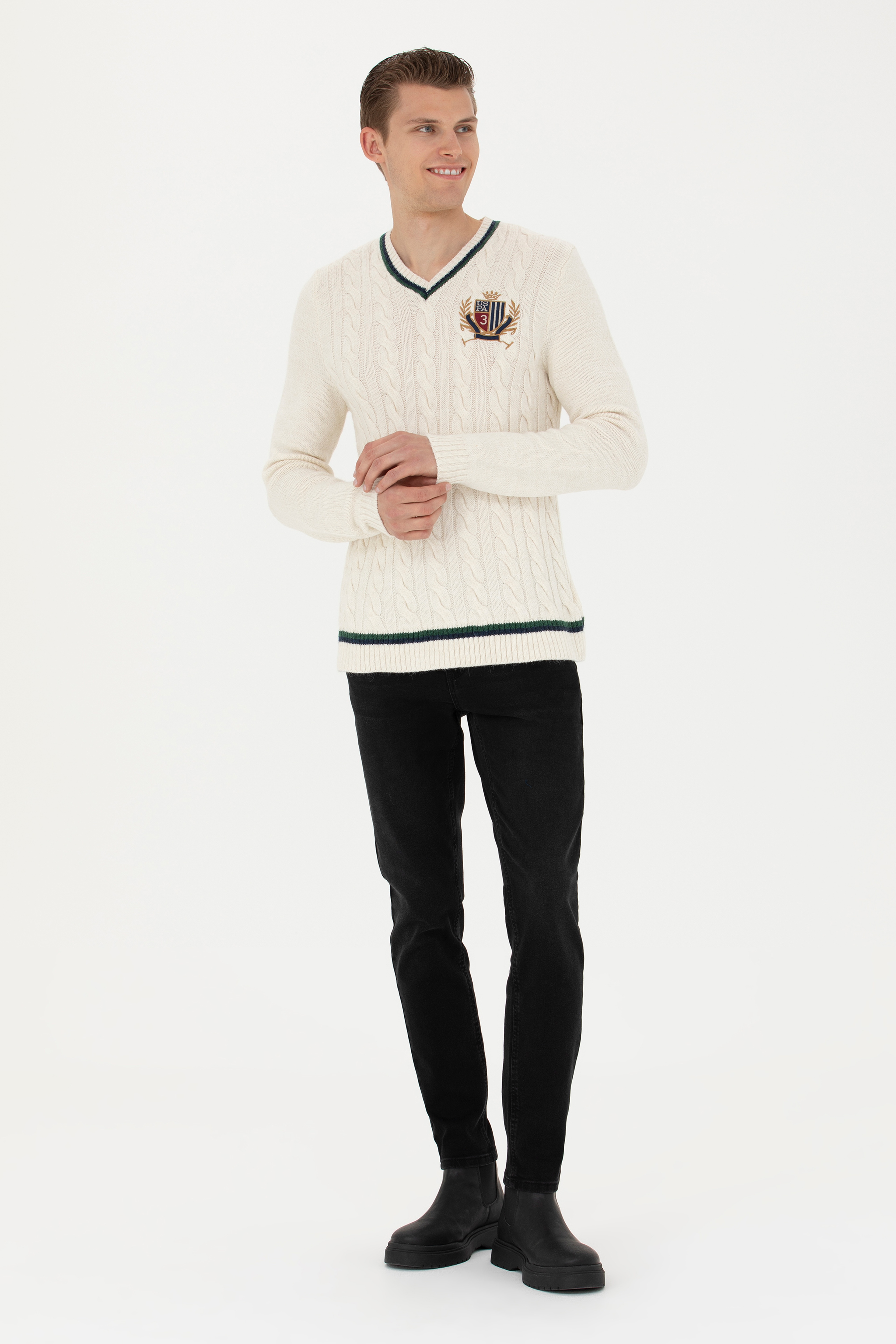 Erkek Siyah Jean Pantolon - Image 3