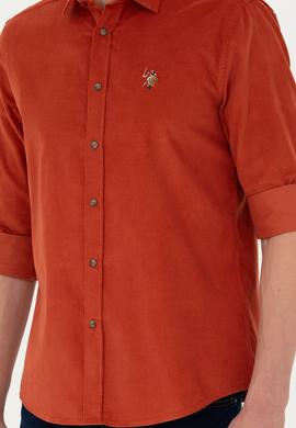 Erkek Kiremit Uzun Kollu Gömlek - 50272682001