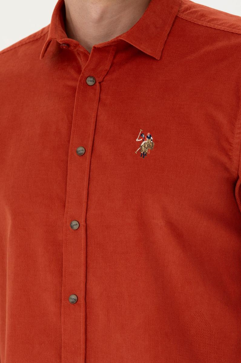 Erkek Kiremit Uzun Kollu Gömlek