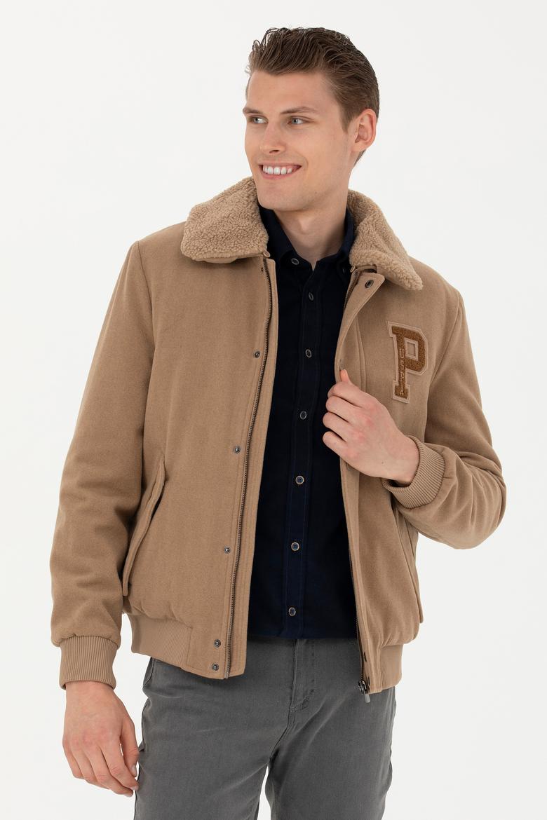 Erkek Camel Kaşe Mont - 50270096062