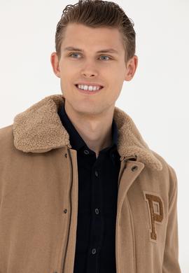 Erkek Camel Kaşe Mont - 50270096062