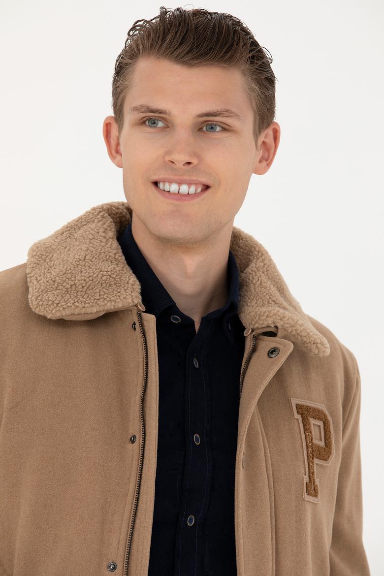 Erkek Camel Kaşe Mont - 50270096062