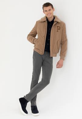 Erkek Camel Kaşe Mont - 50270096062