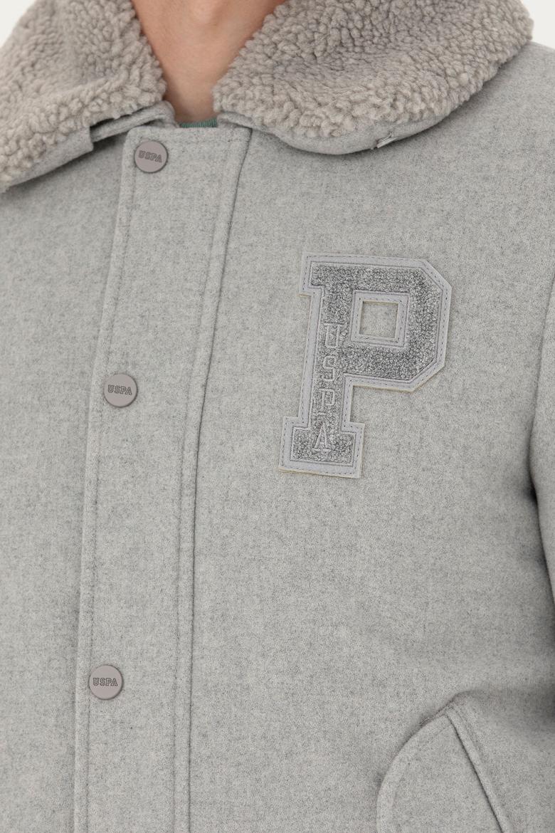 Erkek Gri Kaşe Mont - 50270096089