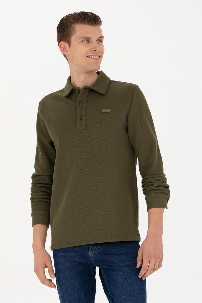 Erkek Haki Sweatshirt