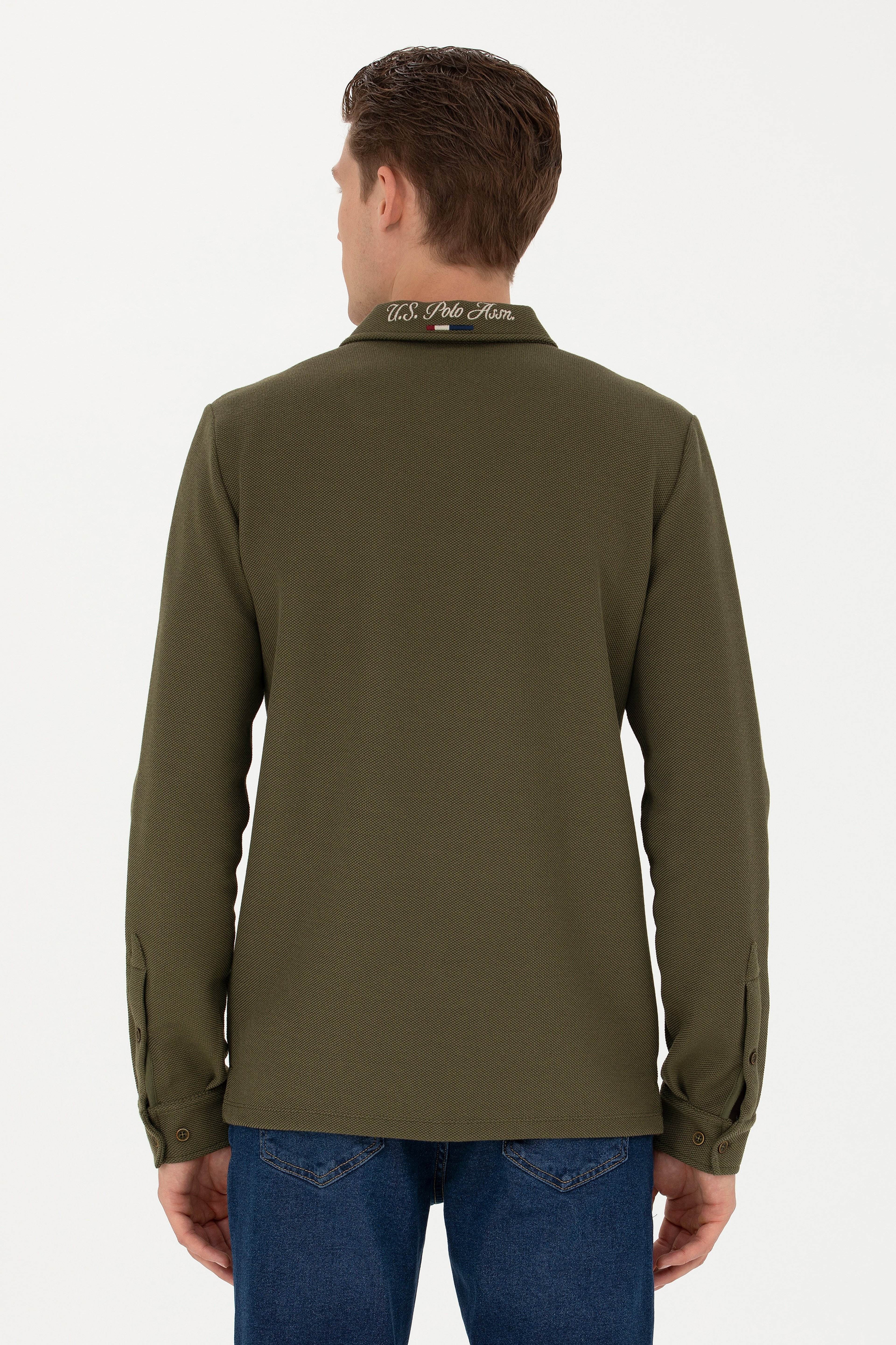 Erkek Haki Sweatshirt