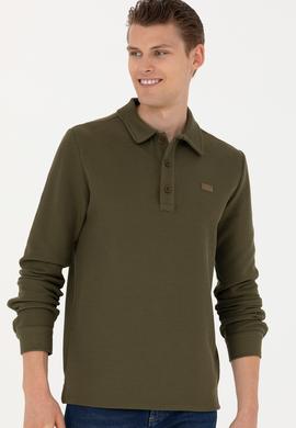 Erkek Haki Sweatshirt - 50270807046