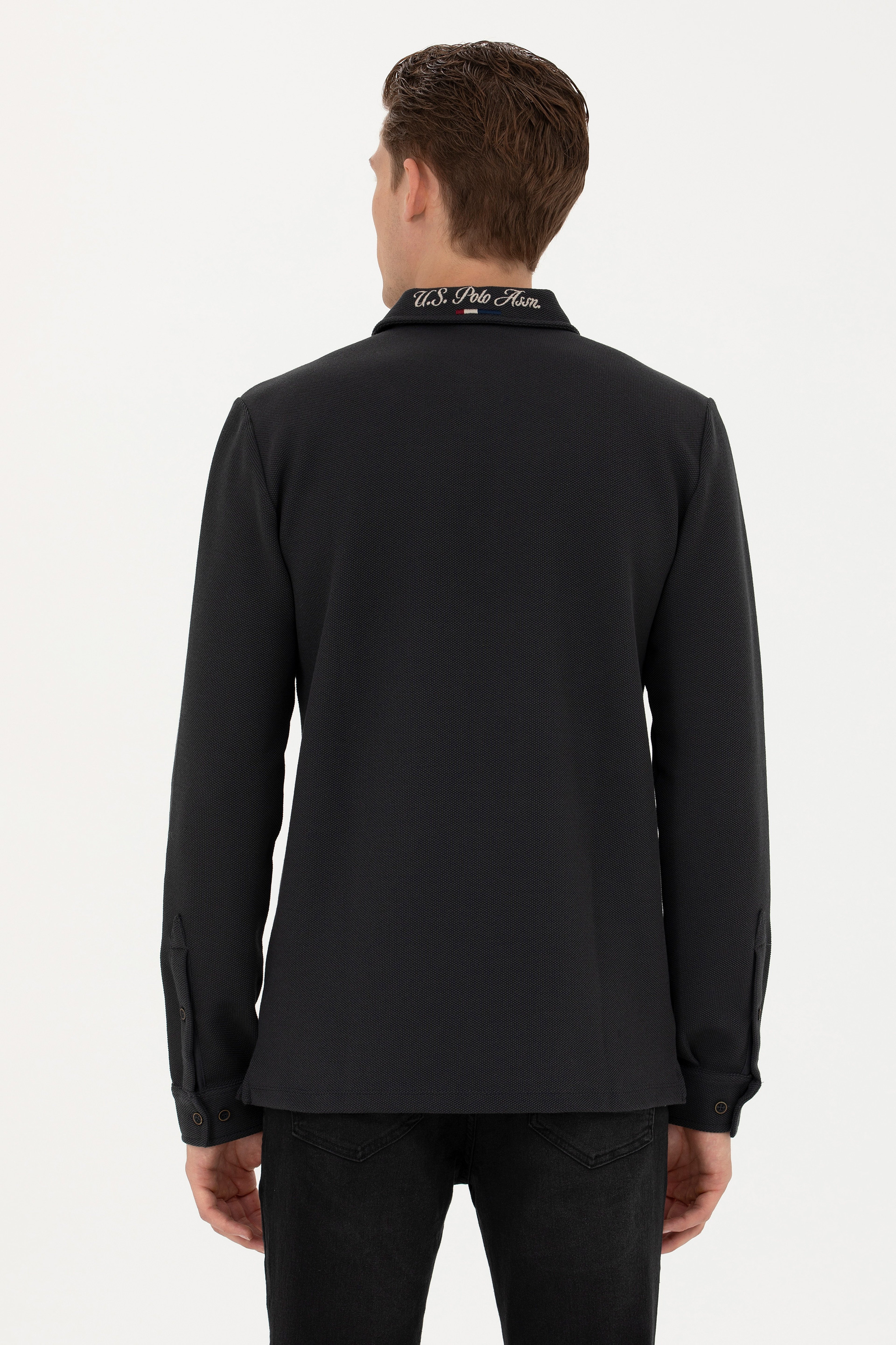 Erkek Antrasit Sweatshirt - Image 5