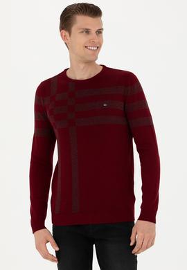 Erkek Bordo Kazak - 50271010013