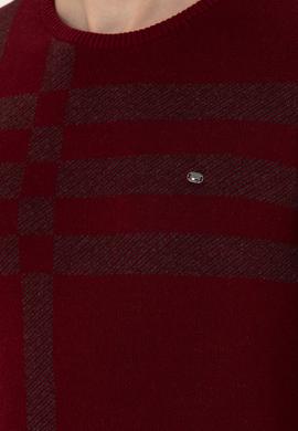 Erkek Bordo Kazak - 50271010013